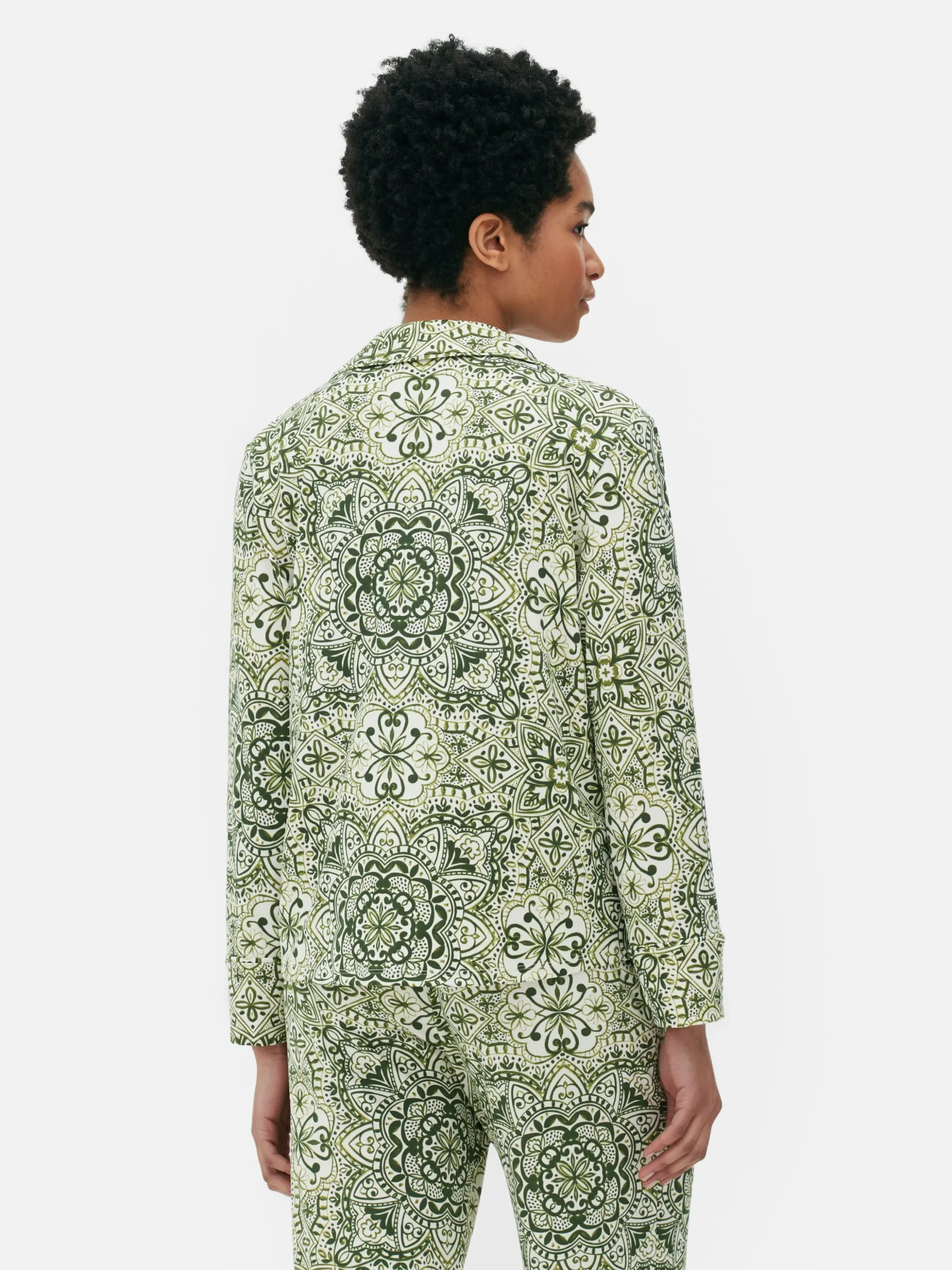 Chemise De Nuit De Pyjama Graphique à Motif Mandala