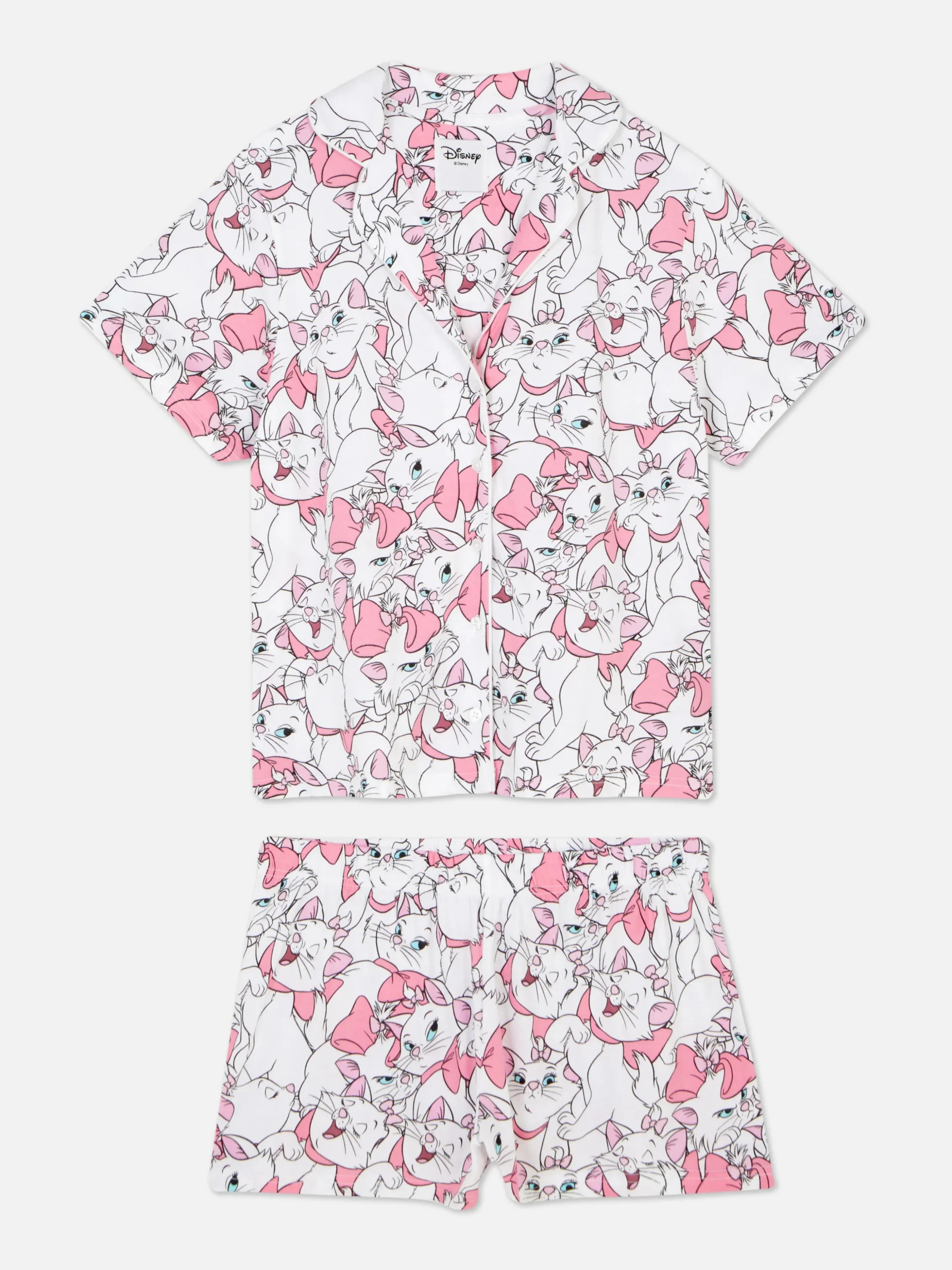 Chemise De Pyjama à Manches Courtes Disney Les Aristochats Marie