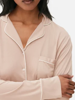 Chemise De Pyjama En Jersey