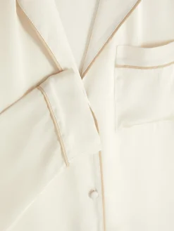 Chemise De Pyjama En Satin