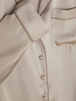Chemise De Pyjama En Satin