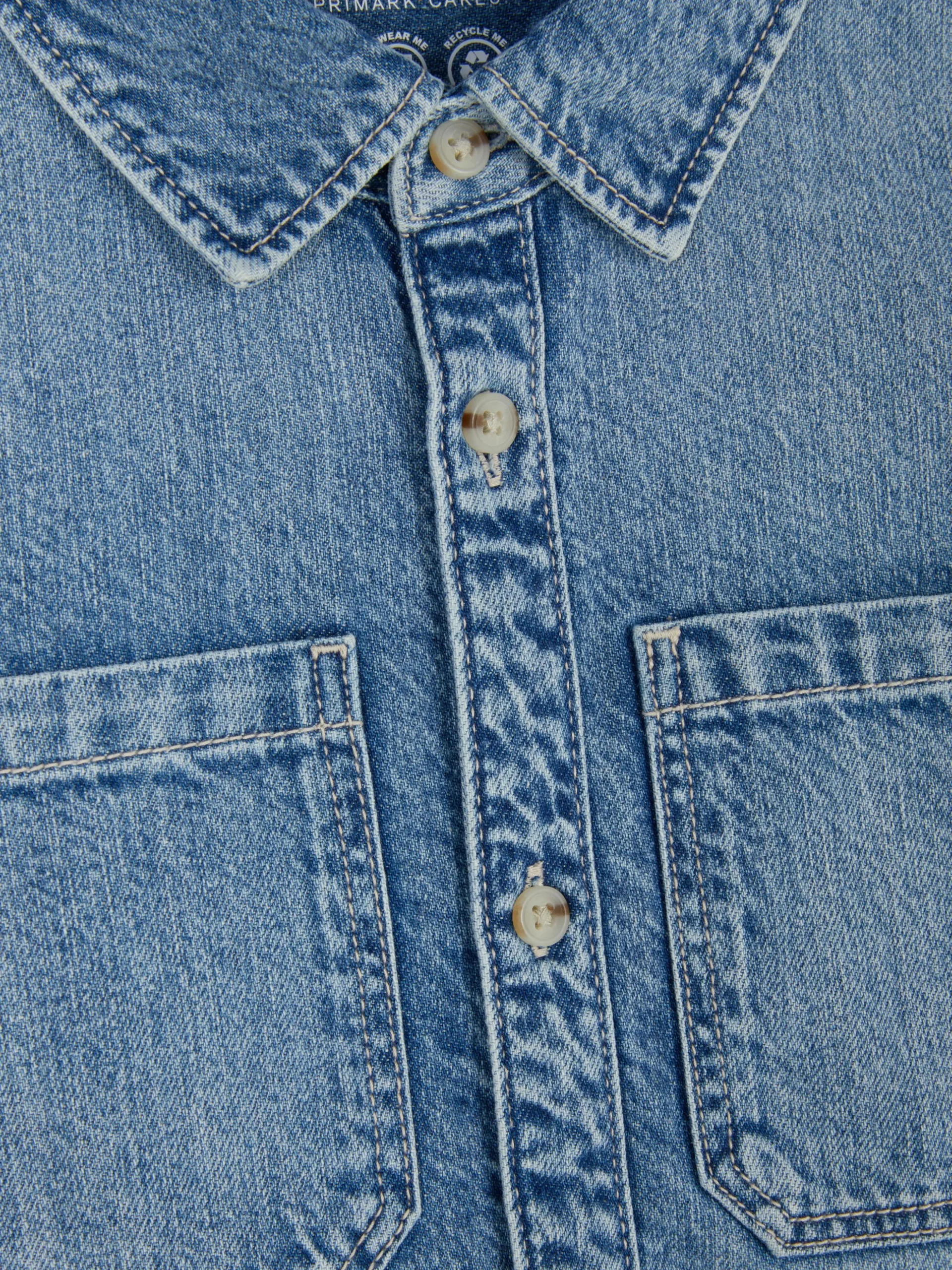 Chemise En Jean à Manches Longues