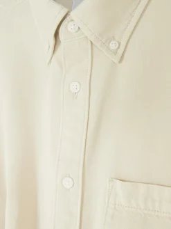 Chemise En Sergé De Coton à Manches Longues