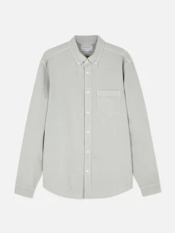 Chemise En Sergé De Coton à Manches Longues