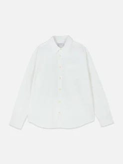 Chemise Jacquard à Manches Longues