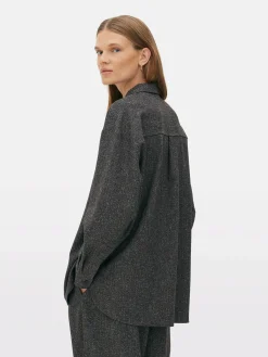 Chemise Mouchetée à Manches Longues à Coordonner The Edit