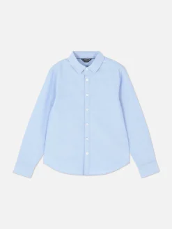 Chemise Oxford à Manches Longues Pour Ado