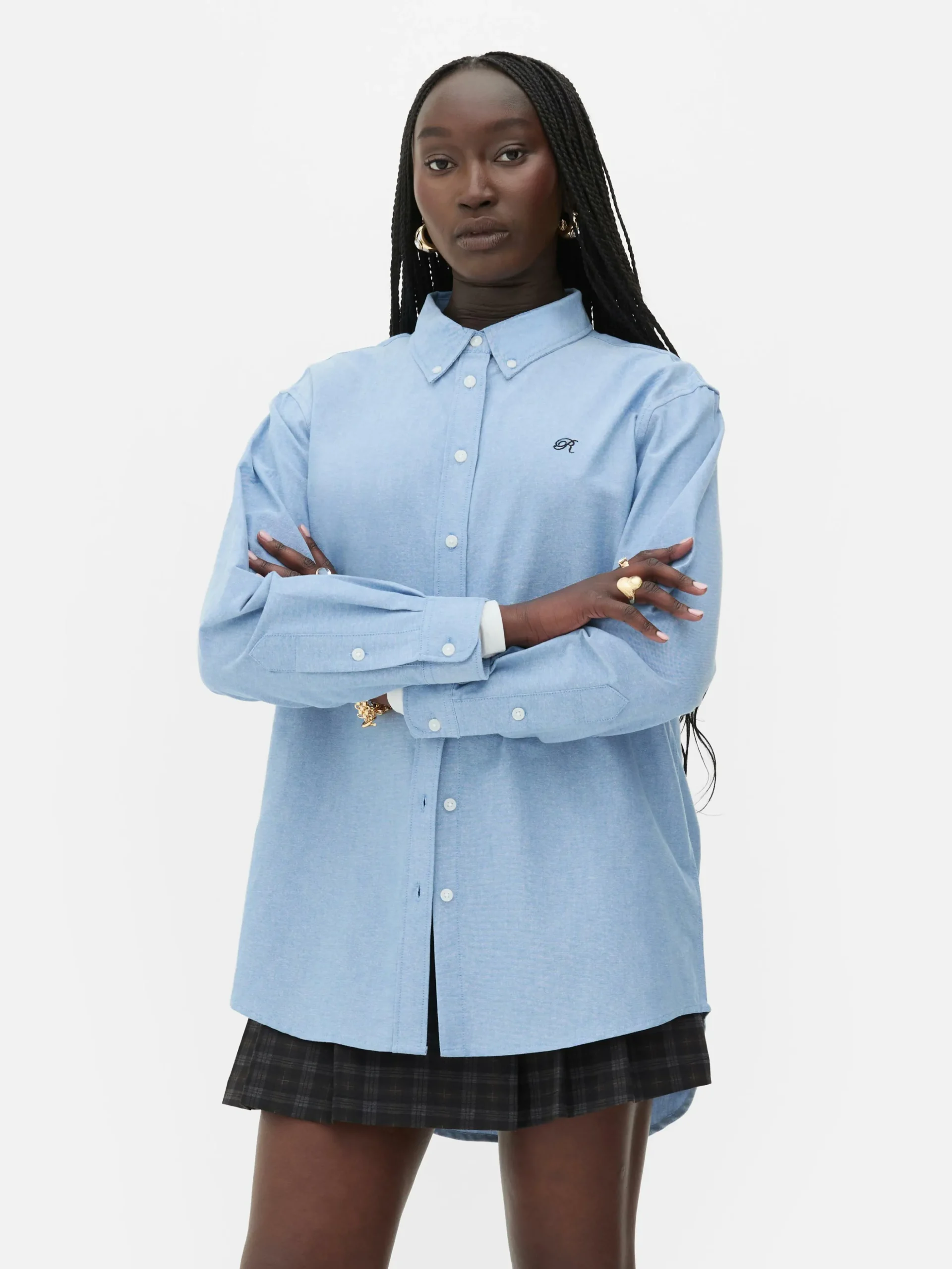 Chemise Oxford Boutonnée Rita Ora