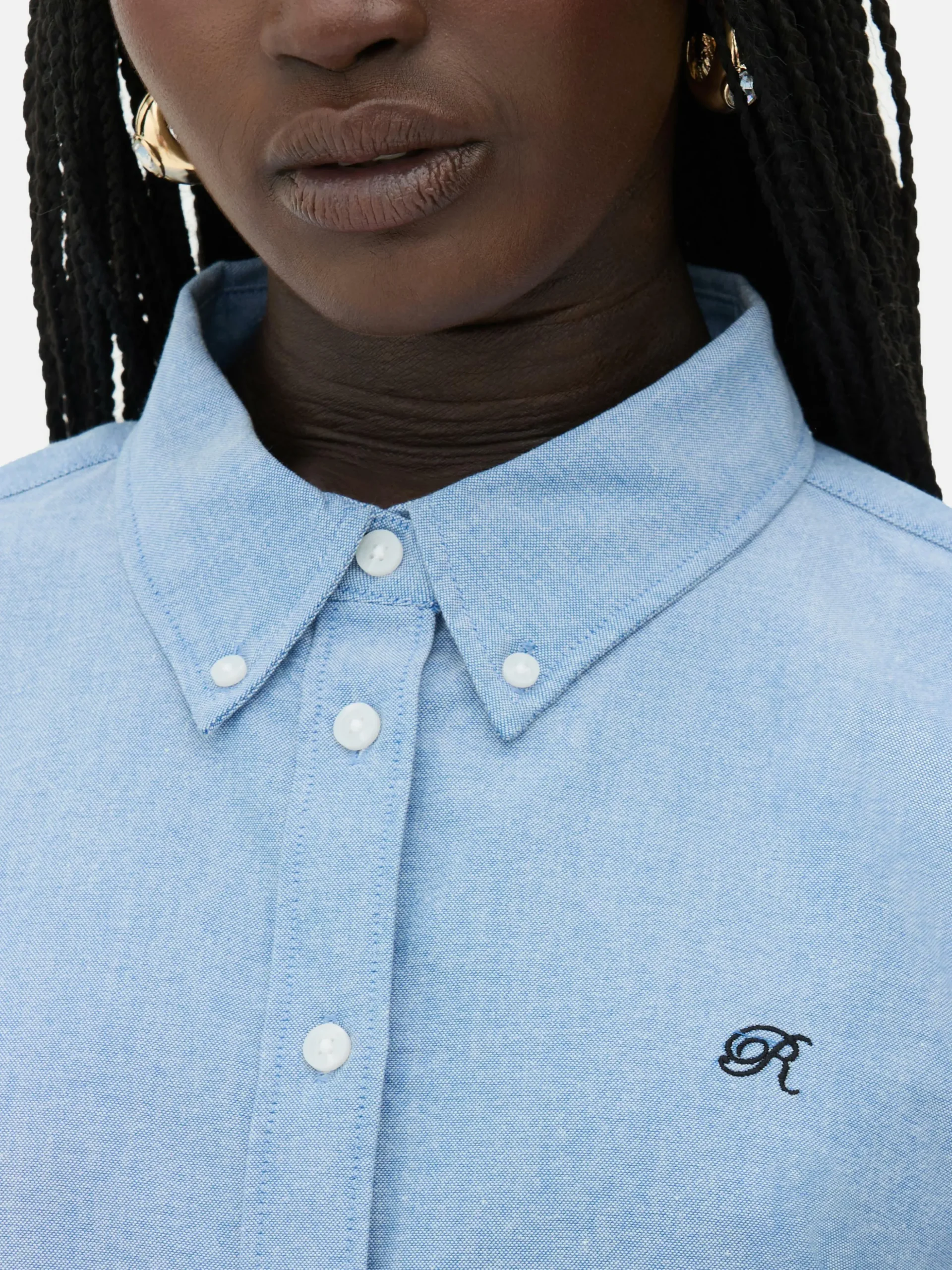 Chemise Oxford Boutonnée Rita Ora