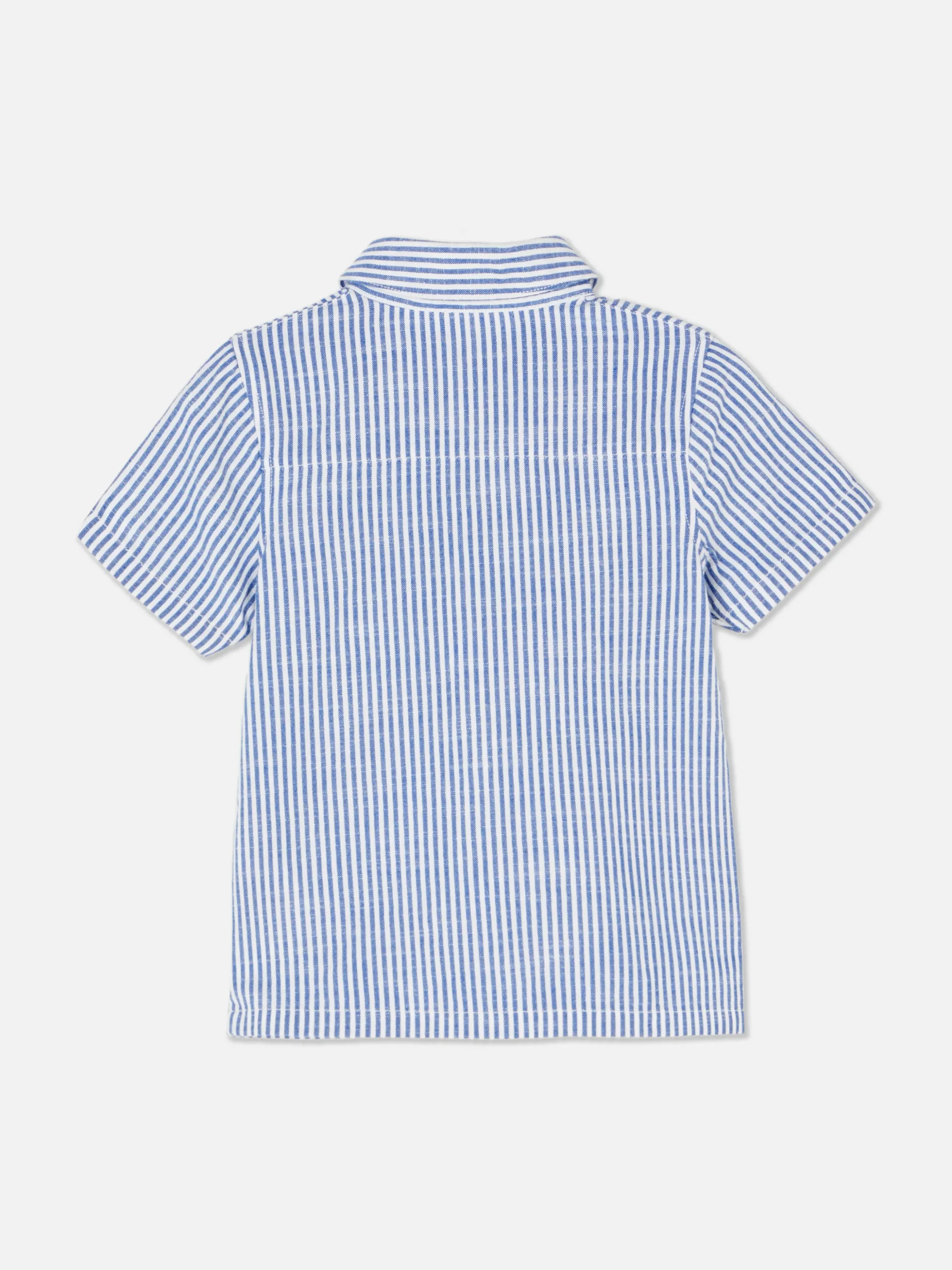 Chemise Rayée à Manches Courtes