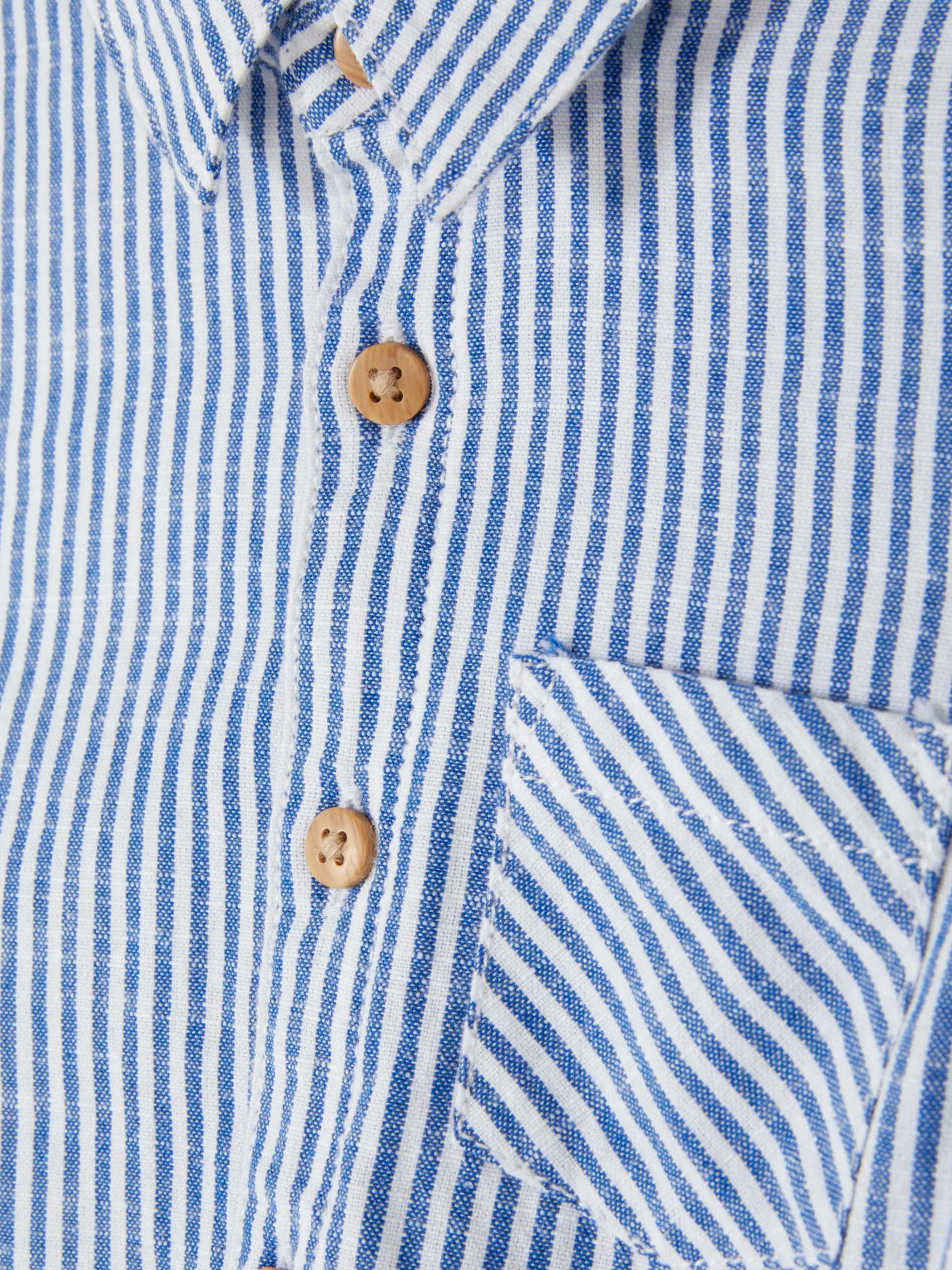 Chemise Rayée à Manches Courtes