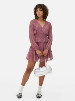 Chemisier à Taille Froncée