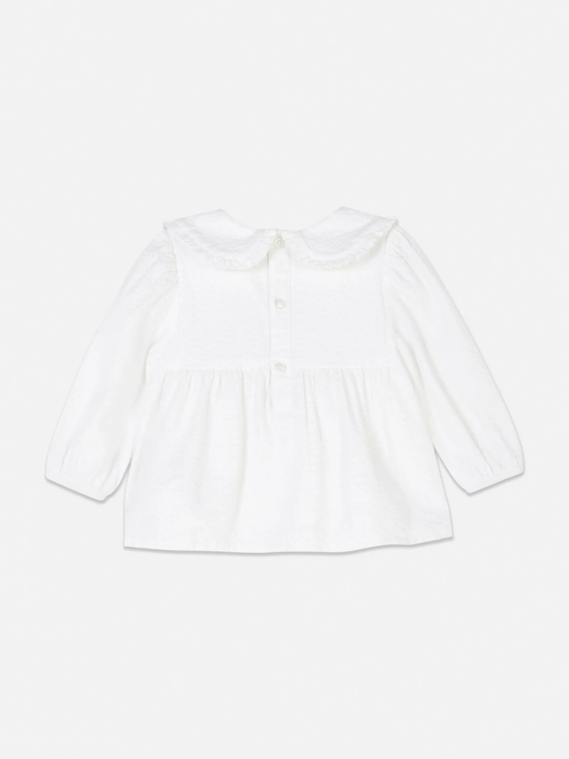 Chemisier Froncé à Col