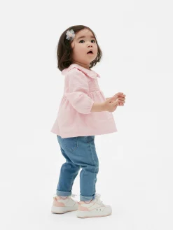 Chemisier Froncé à Col