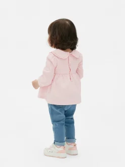 Chemisier Froncé à Col