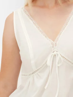 Chemisier Sans Manches à Col En V