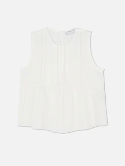 Chemisier Sans Manches à Volants