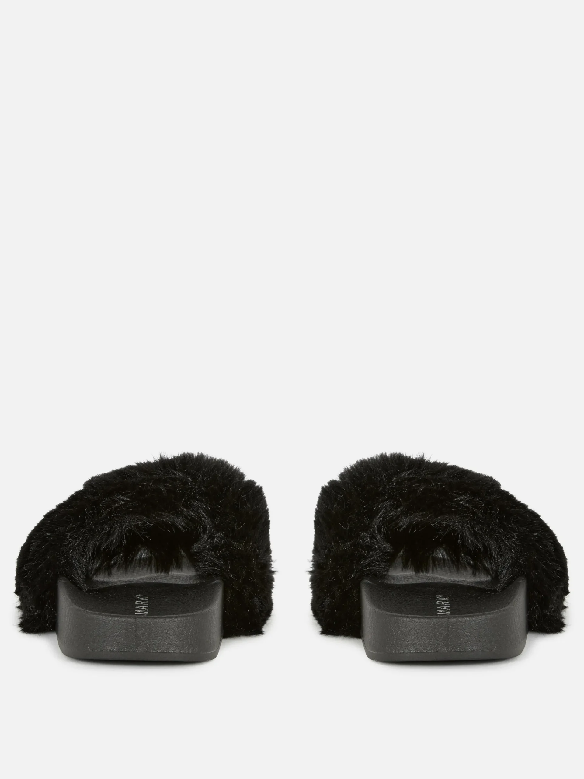 Claquettes En Fausse Fourrure