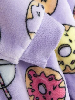 Combinaison En Polaire à Motifs Aliments