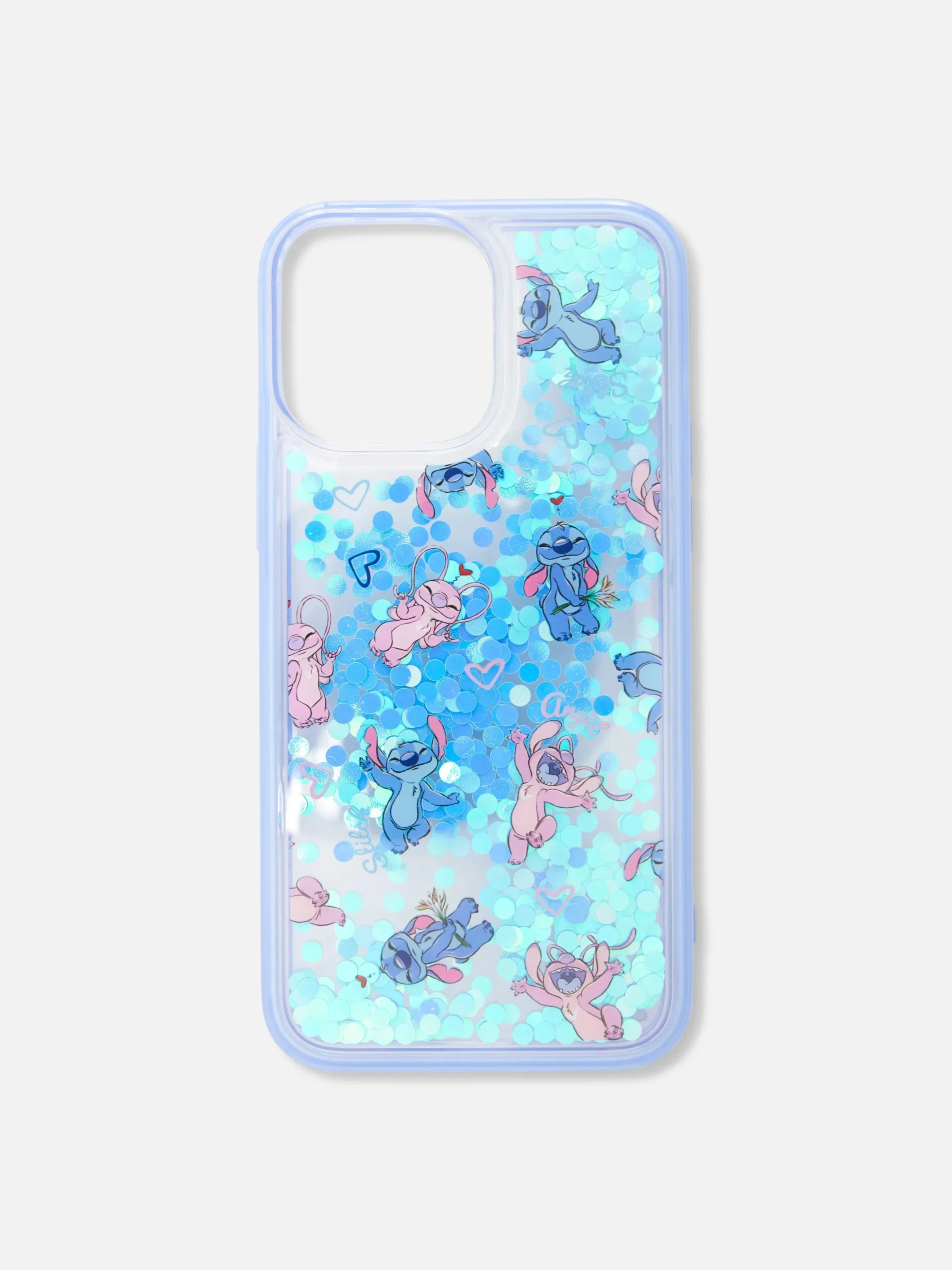 Coque Pour Téléphone à Paillettes Disney Lilo & Stitch Angel