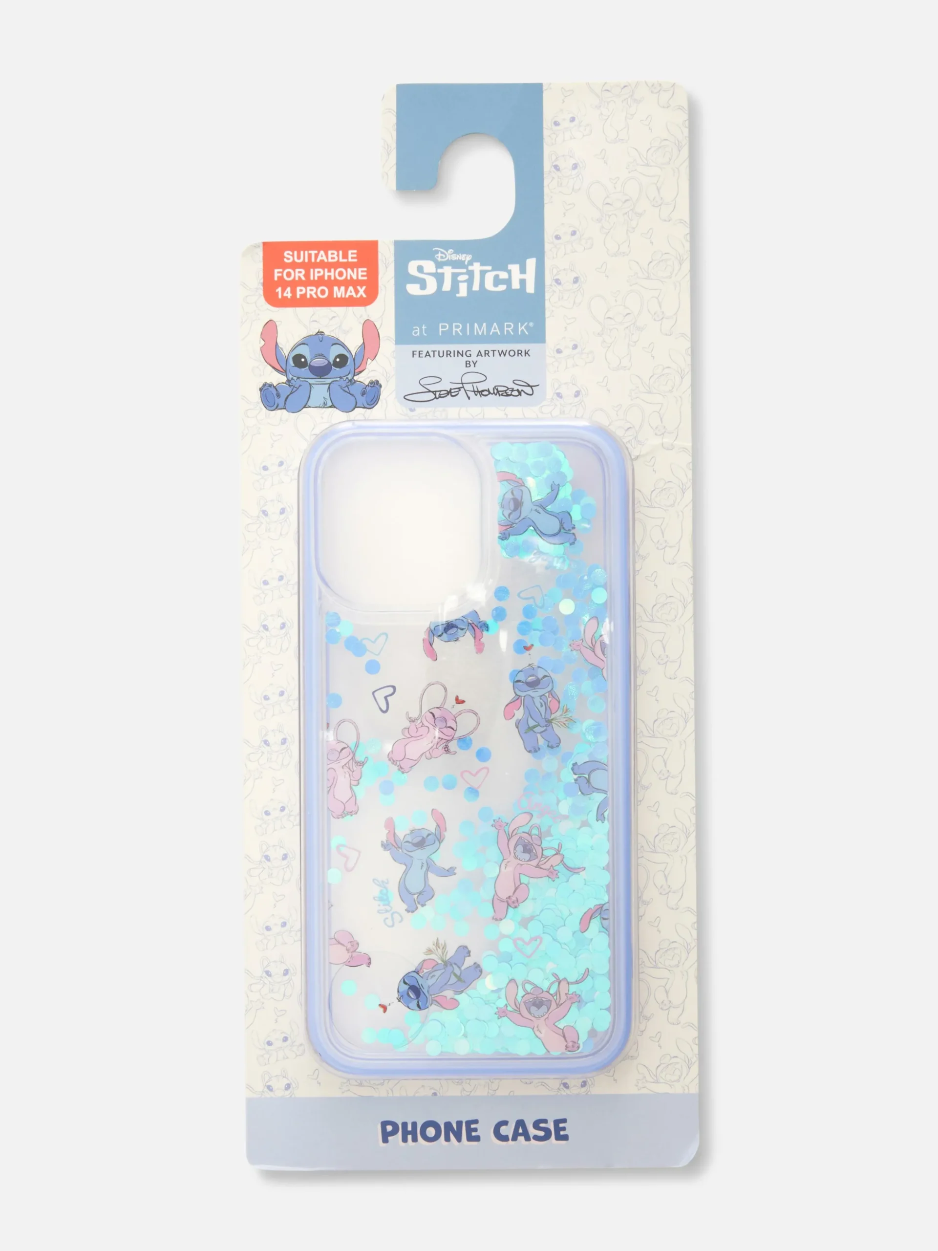 Coque Pour Téléphone à Paillettes Disney Lilo & Stitch Angel
