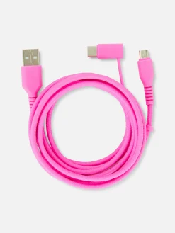 Cordon De Charge Double De Deux Mètres