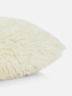 Coussin Rectangulaire En Fausse Fourrure