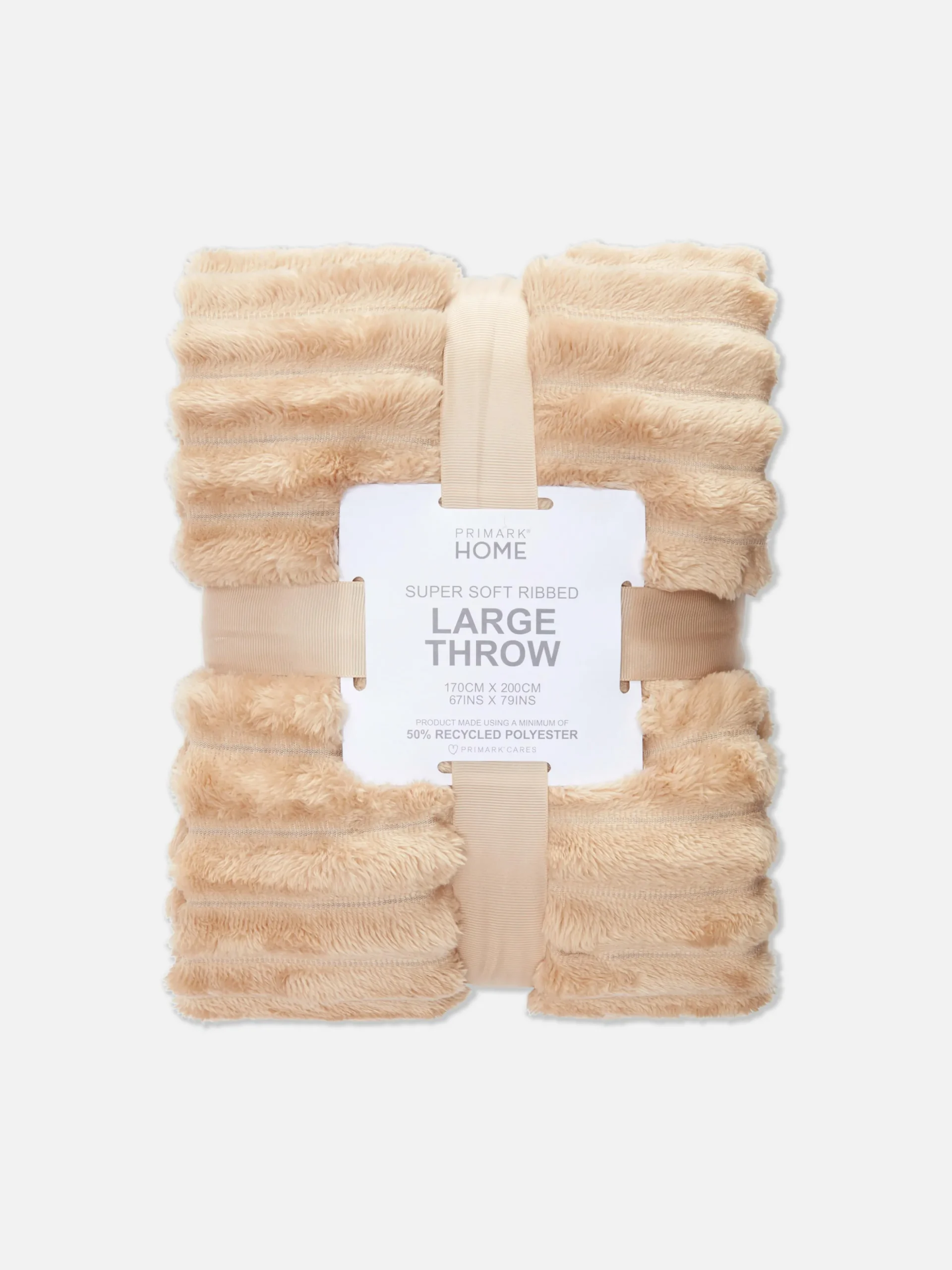 Couverture Côtelée Duveteuse Ultra-douce