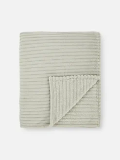 Couverture Large Côtelée