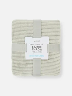 Couverture Large Côtelée