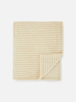 Couverture Large Côtelée