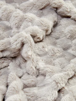 Couverture Texturée Effet Nid D'abeille Ultra-douce