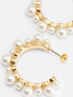 Créoles En Fausses Perles