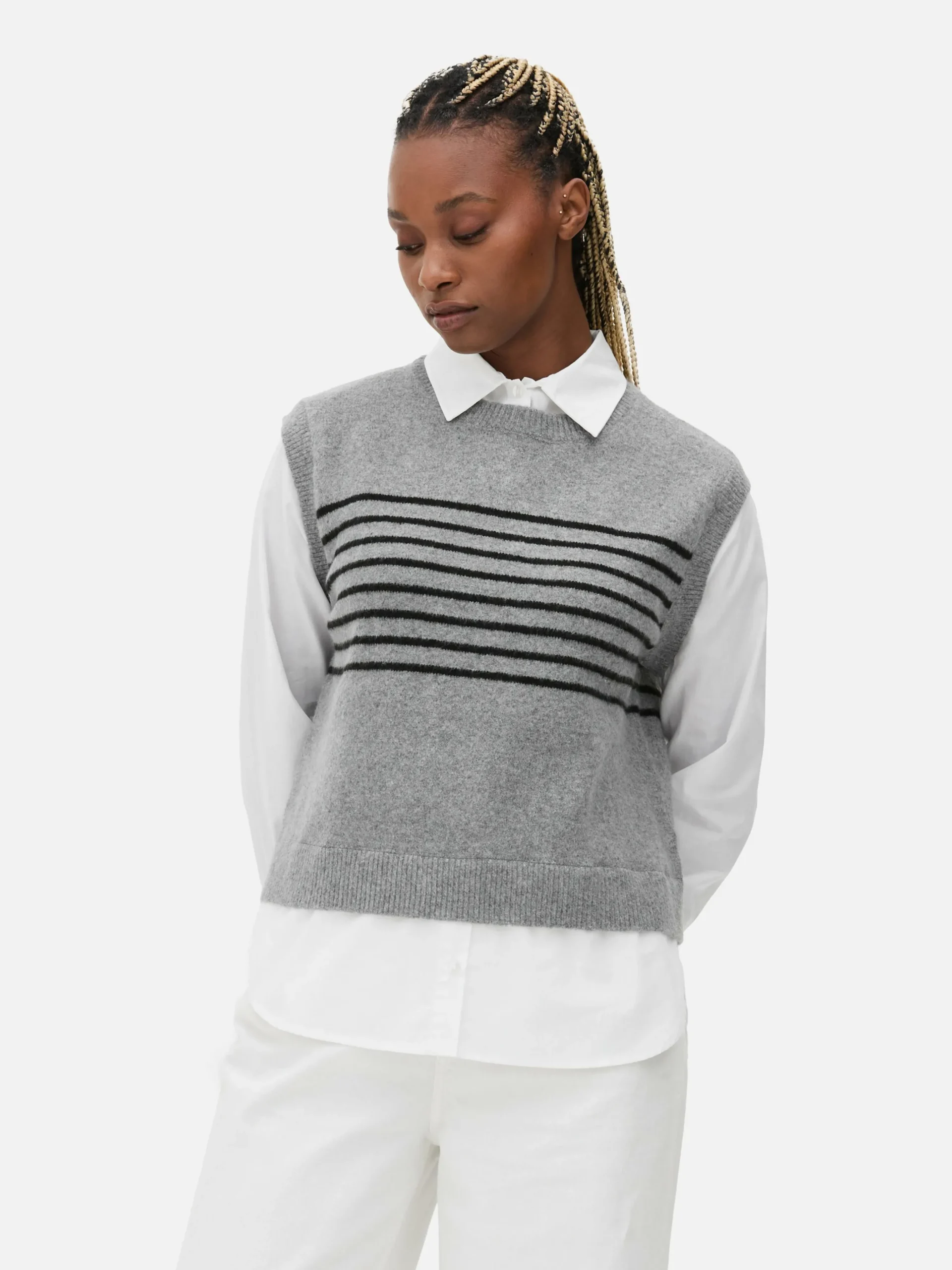 Débardeur Chemise 2-en-1 Superposé