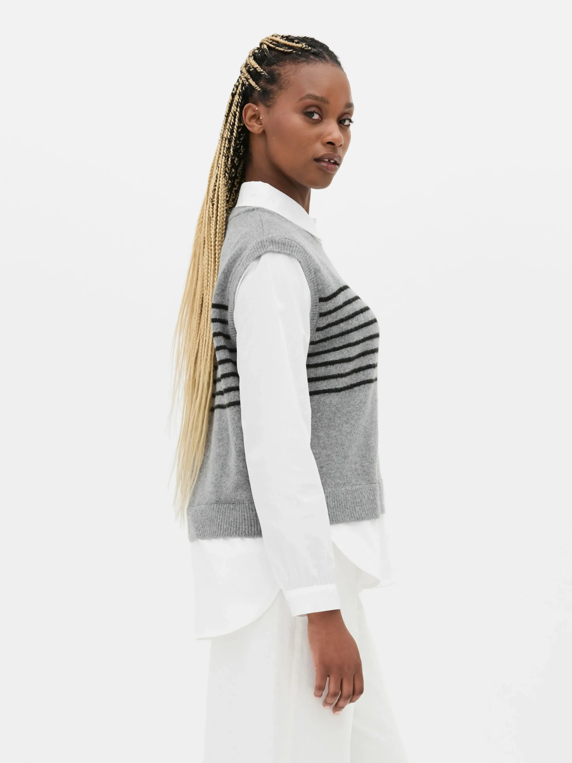 Débardeur Chemise 2-en-1 Superposé