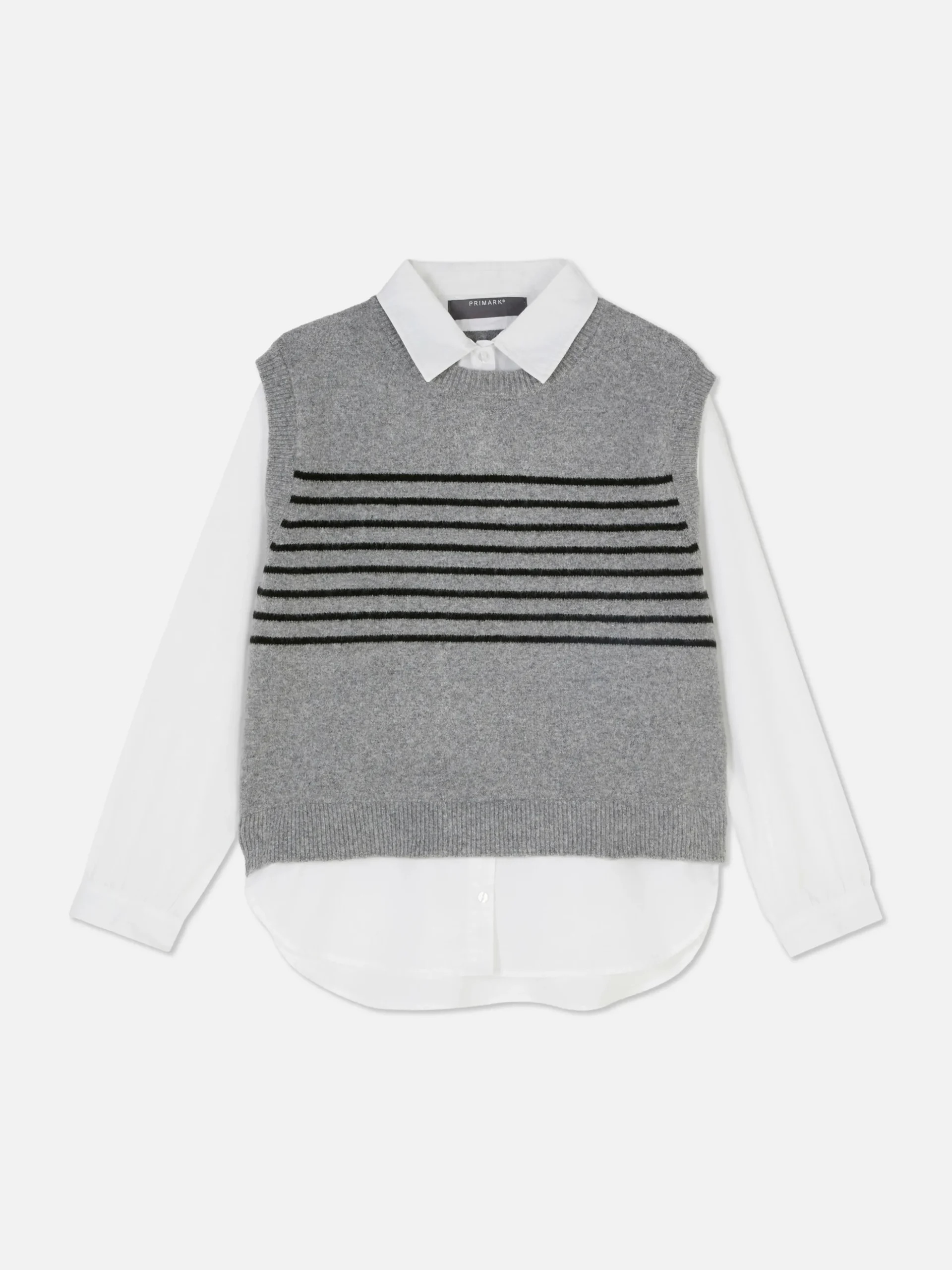 Débardeur Chemise 2-en-1 Superposé