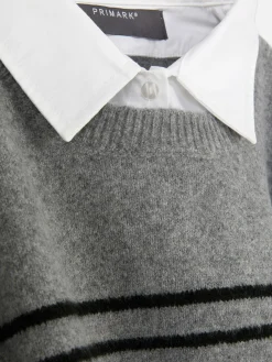 Débardeur Chemise 2-en-1 Superposé