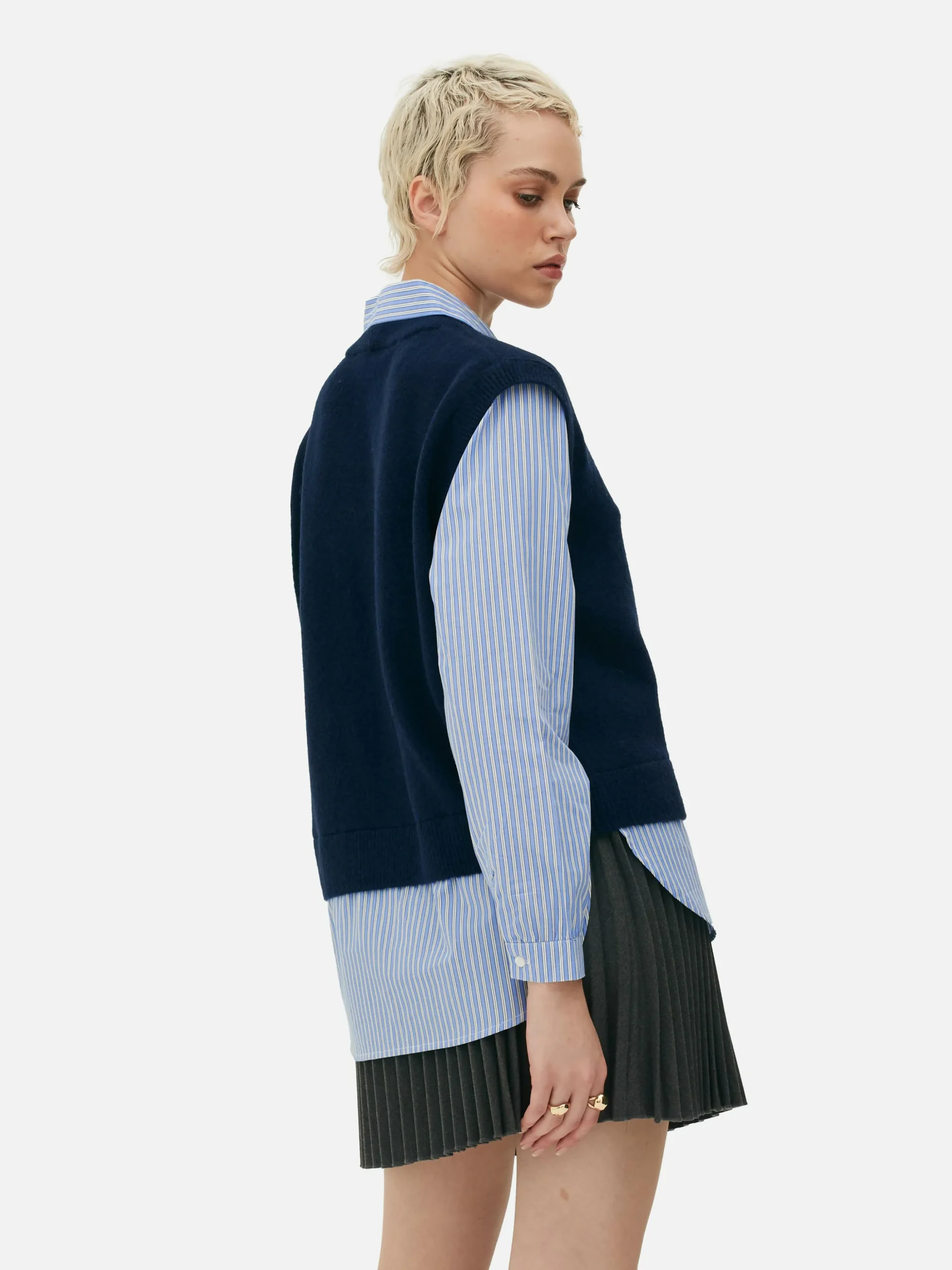 Débardeur Chemise 2-en-1 Superposé