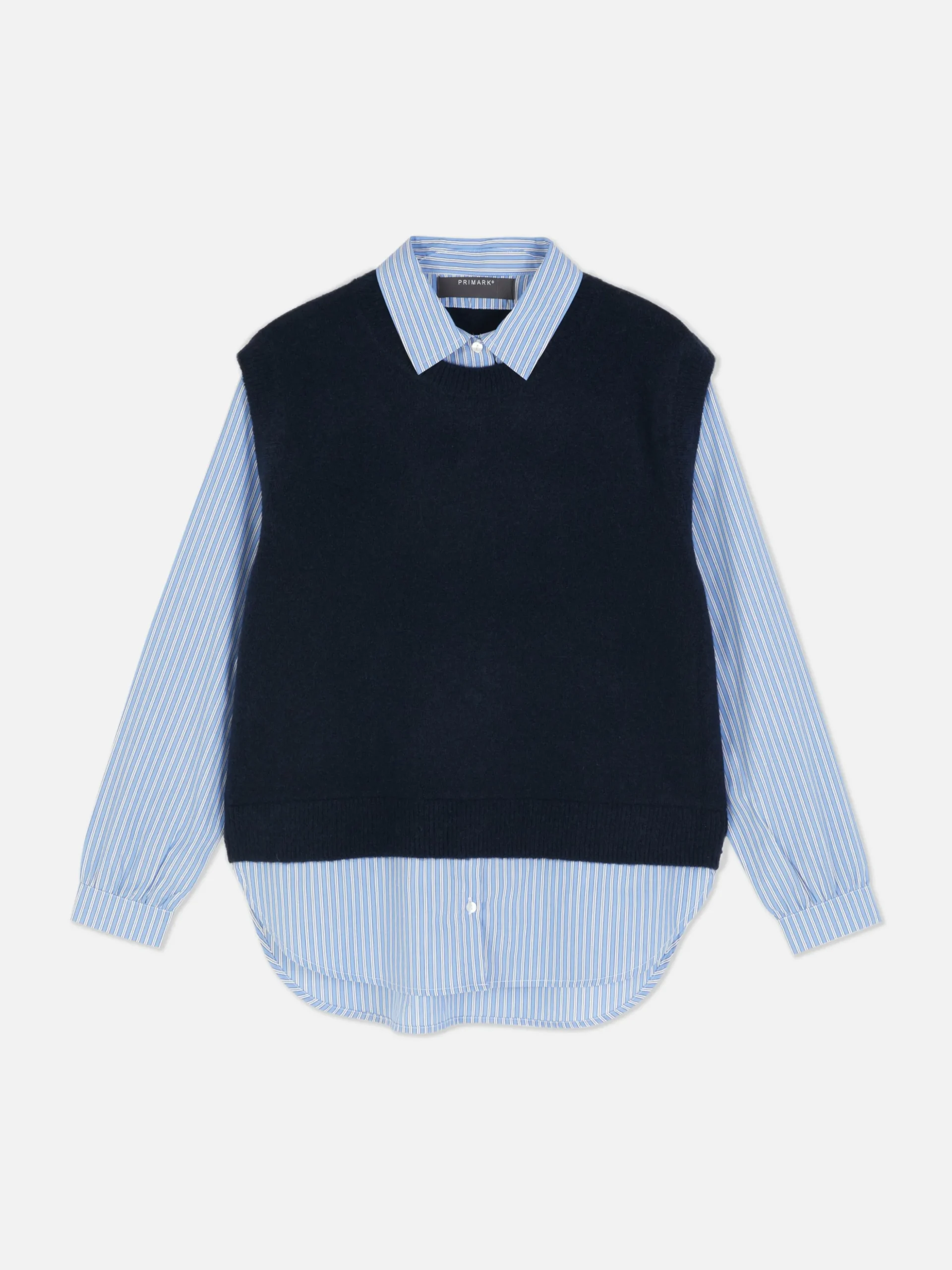 Débardeur Chemise 2-en-1 Superposé