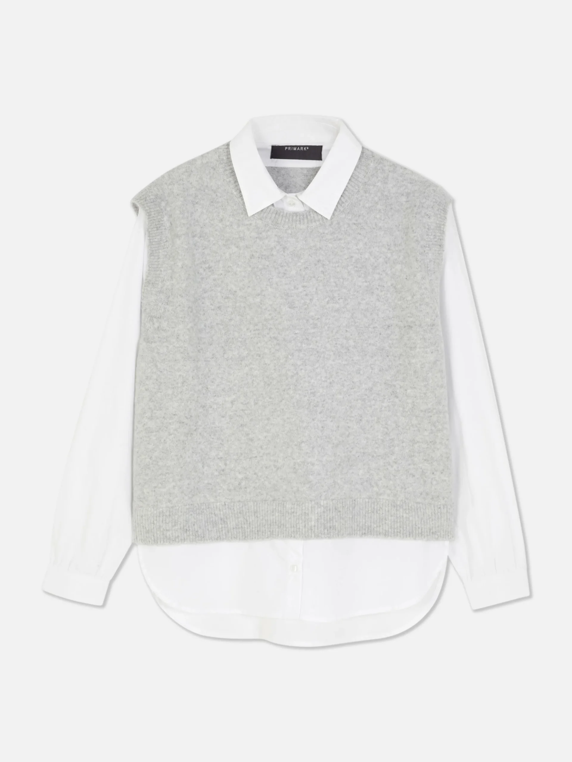 Débardeur Chemise 2-en-1 Superposé