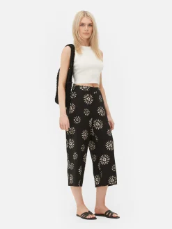 Débardeur Court Côtelé