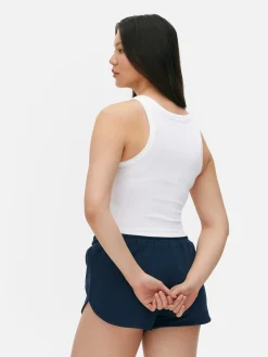 Débardeur Côtelé à Dos Nageur