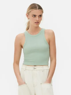 Débardeur Côtelé à Dos Nageur