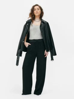 Débardeur Décolleté En Tissu Stretch