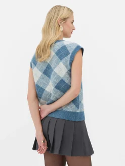 Débardeur En Maille à Losanges Rita Ora à Coordonner