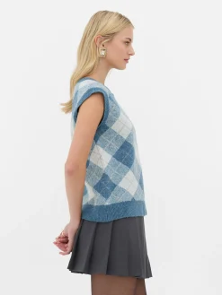 Débardeur En Maille à Losanges Rita Ora à Coordonner