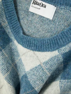 Débardeur En Maille à Losanges Rita Ora à Coordonner