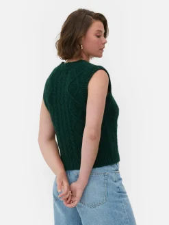 Débardeur En Maille Torsadée Rita Ora