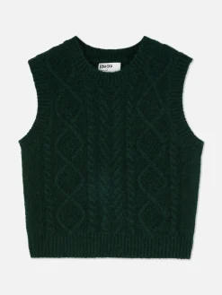 Débardeur En Maille Torsadée Rita Ora