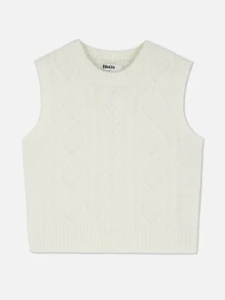 Débardeur En Maille Torsadée Rita Ora